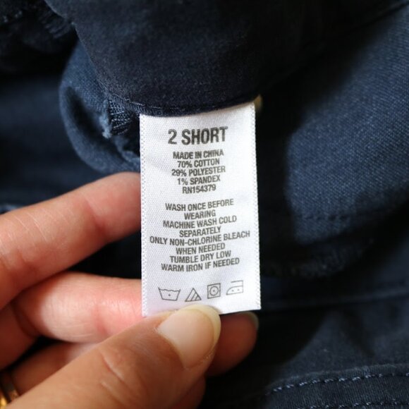 AEROPOSTALE Seriously Stretchy Skinny Ankle High-Rise Jegging - Navy, Sz 2 Short - Picture 12 of 15